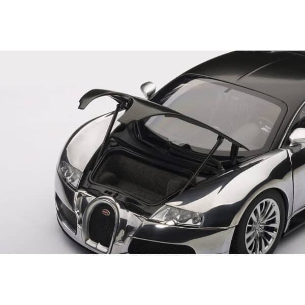 autoart - 1:18 bugatti veyron pur sang (polished aluminium/carbon)