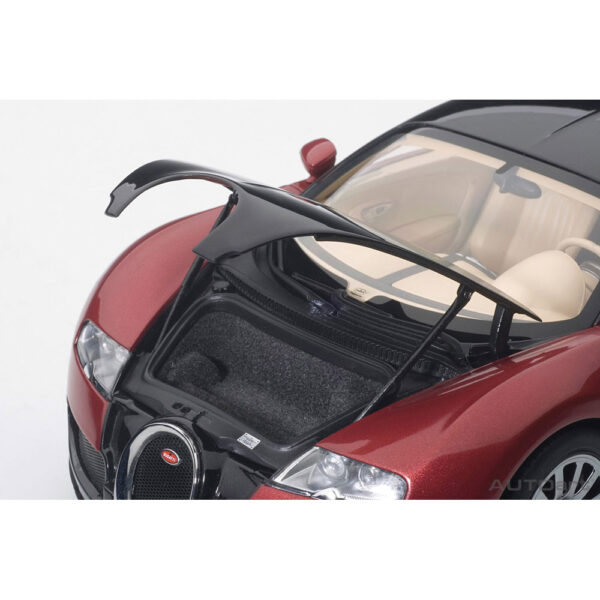 autoart - 1:18 bugatti veyron (red/black) #001