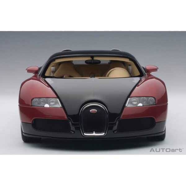 autoart - 1:18 bugatti veyron (red/black) #001