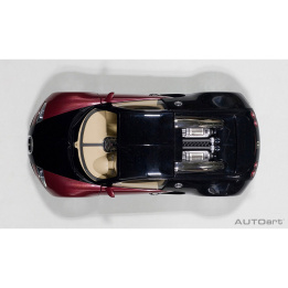 autoart - 1:18 bugatti veyron (red/black) #001