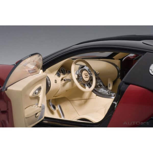 autoart - 1:18 bugatti veyron (red/black) #001