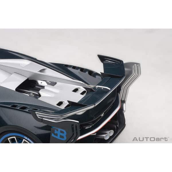 autoart - 1:18 bugatti vision gt (argent silver/blue carbon)