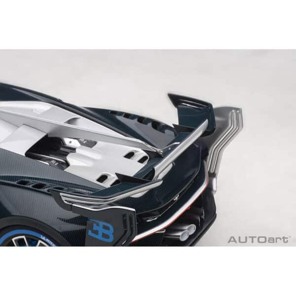 autoart - 1:18 bugatti vision gt (argent silver/blue carbon)