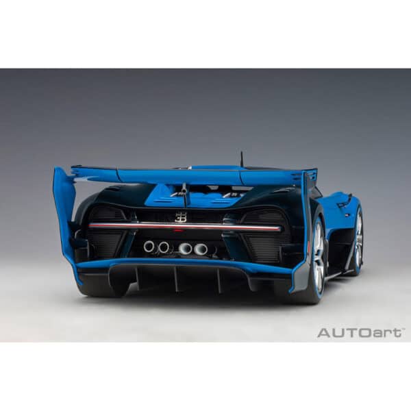 autoart - 1:18 bugatti vision gt (bugatti light blue racing/blue carbon)