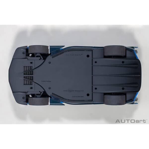 autoart - 1:18 bugatti vision gt (bugatti light blue racing/blue carbon)