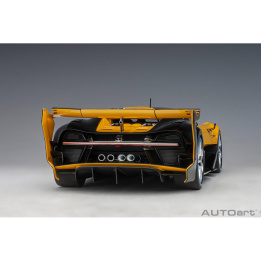 autoart - 1:18 bugatti vision gt (giallo midas/black carbon)