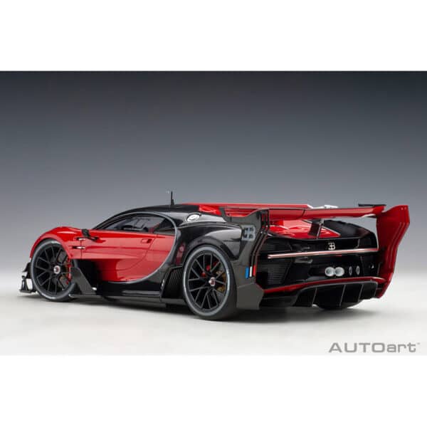 autoart - 1:18 bugatti vision gt (italian red/black carbon)