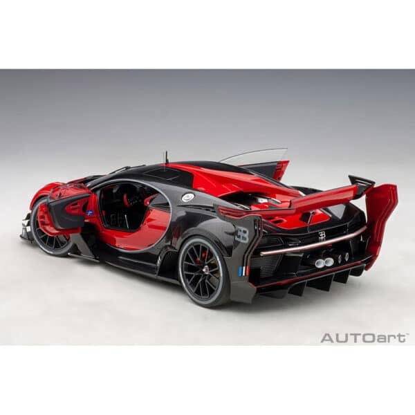 autoart - 1:18 bugatti vision gt (italian red/black carbon)