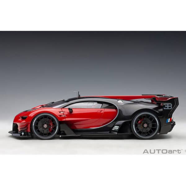 autoart - 1:18 bugatti vision gt (italian red/black carbon)