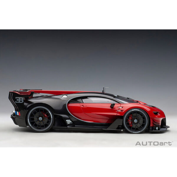 autoart - 1:18 bugatti vision gt (italian red/black carbon)