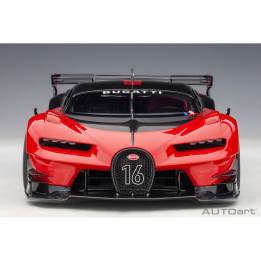 autoart - 1:18 bugatti vision gt (italian red/black carbon)