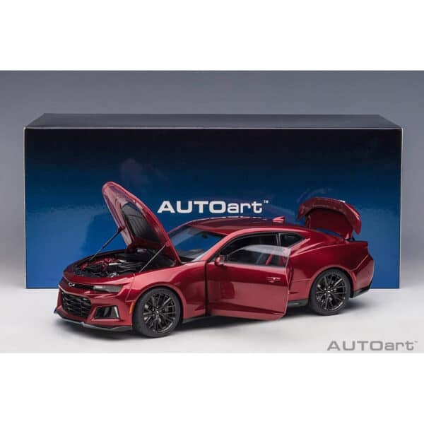 autoart - 1:18 chevrolet camaro zl1 2017 (garnet red tintcoat)