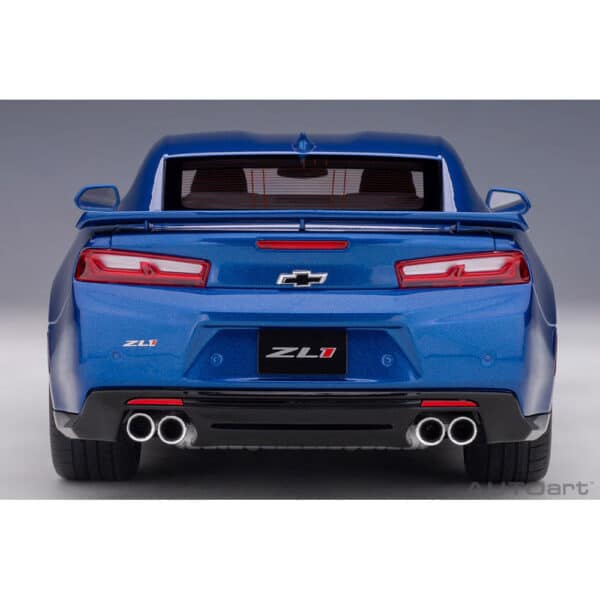 autoart - 1:18 chevrolet camaro zl1 2017 (hyper blue metallic)