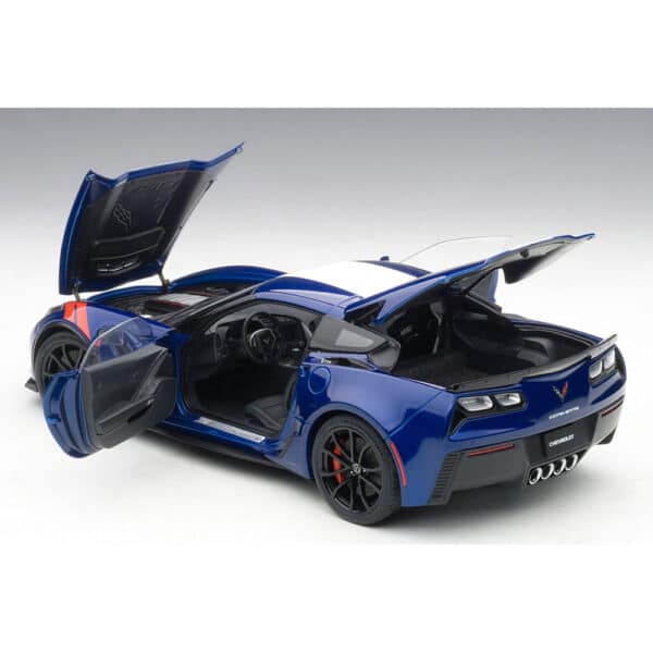autoart - 1:18 chevrolet corvette c7 grand sport (admiral blue)