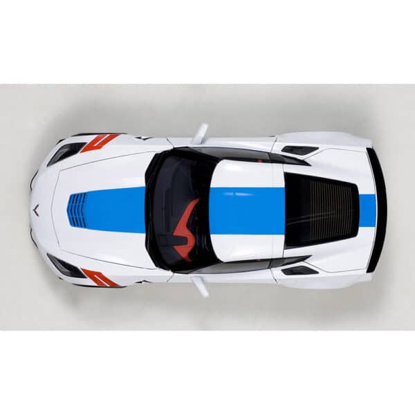 autoart - 1:18 chevrolet corvette c7 grand sport (artic white)