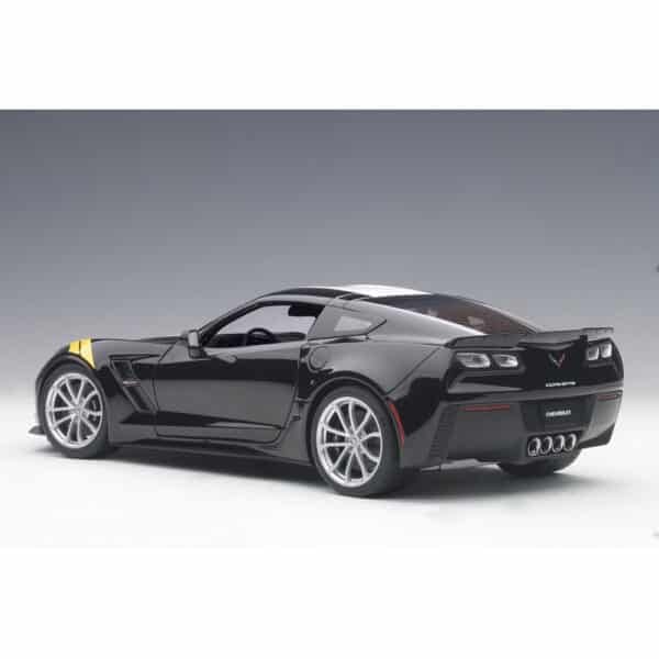 autoart - 1:18 chevrolet corvette c7 grand sport (black)