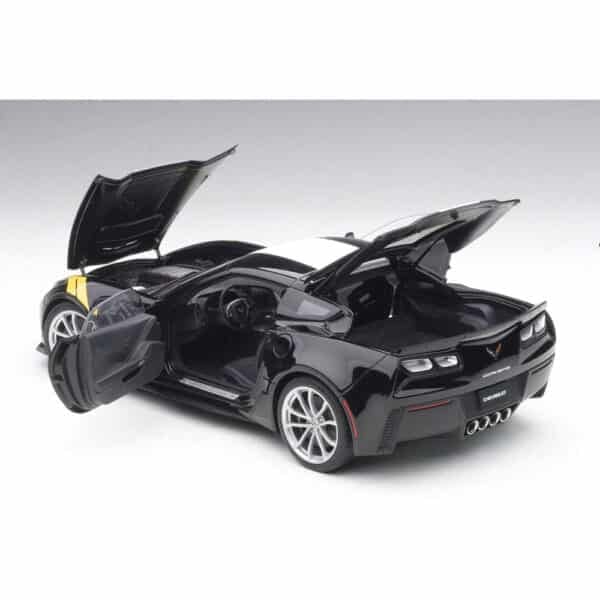 autoart - 1:18 chevrolet corvette c7 grand sport (black)
