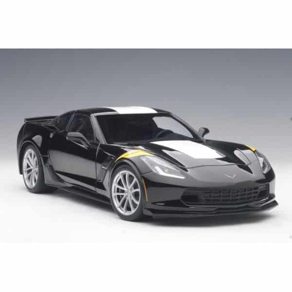 autoart - 1:18 chevrolet corvette c7 grand sport (black)