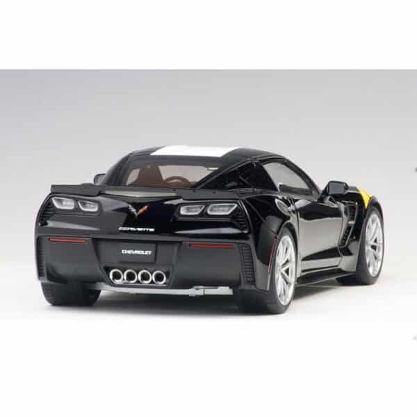 autoart - 1:18 chevrolet corvette c7 grand sport (black)