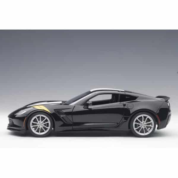 autoart - 1:18 chevrolet corvette c7 grand sport (black)