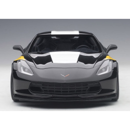autoart - 1:18 chevrolet corvette c7 grand sport (black)