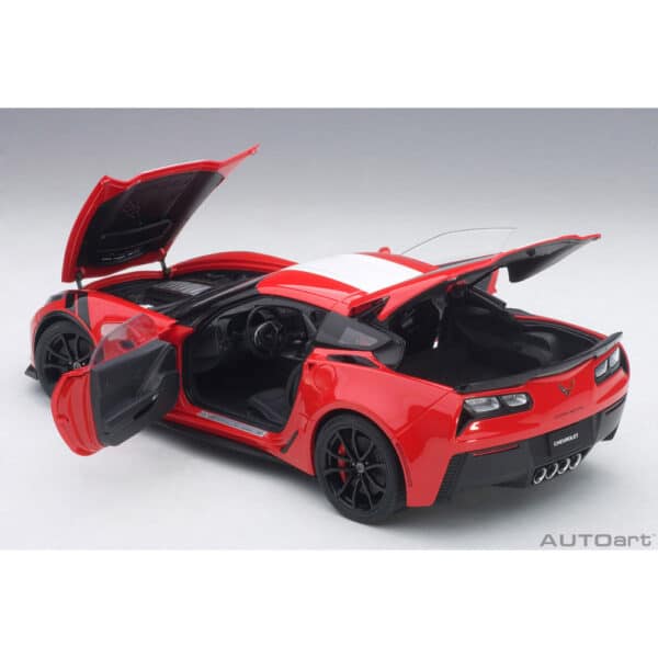 autoart - 1:18 chevrolet corvette c7 grand sport (red)