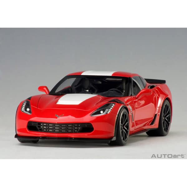 autoart - 1:18 chevrolet corvette c7 grand sport (red)