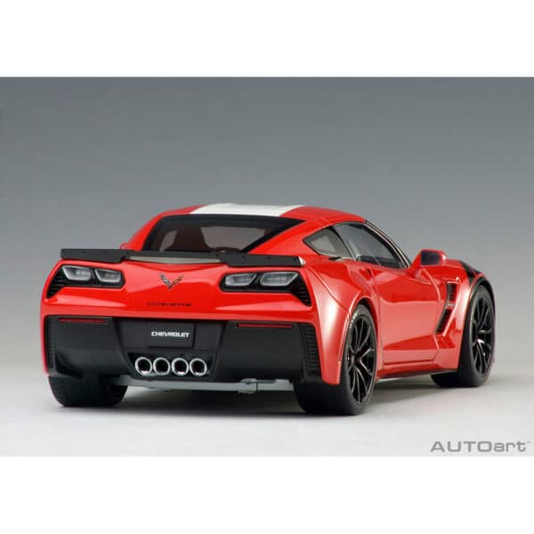 autoart - 1:18 chevrolet corvette c7 grand sport (red)