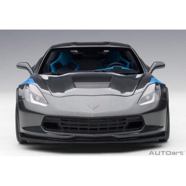 autoart - 1:18 chevrolet corvette c7 grand sport (watkins glen grey metallic)