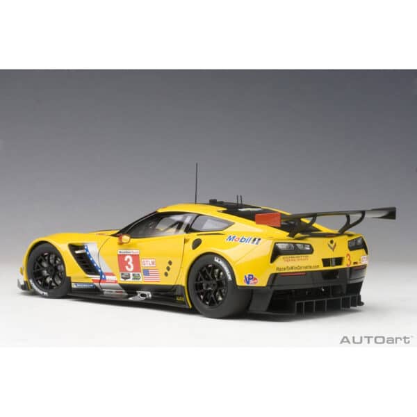autoart - 1:18 chevrolet corvette c7.r lime rock 2016 #3
