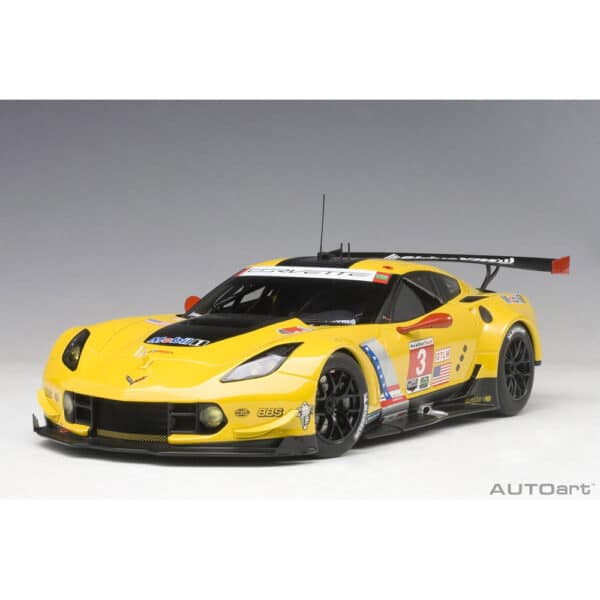 autoart - 1:18 chevrolet corvette c7.r lime rock 2016 #3