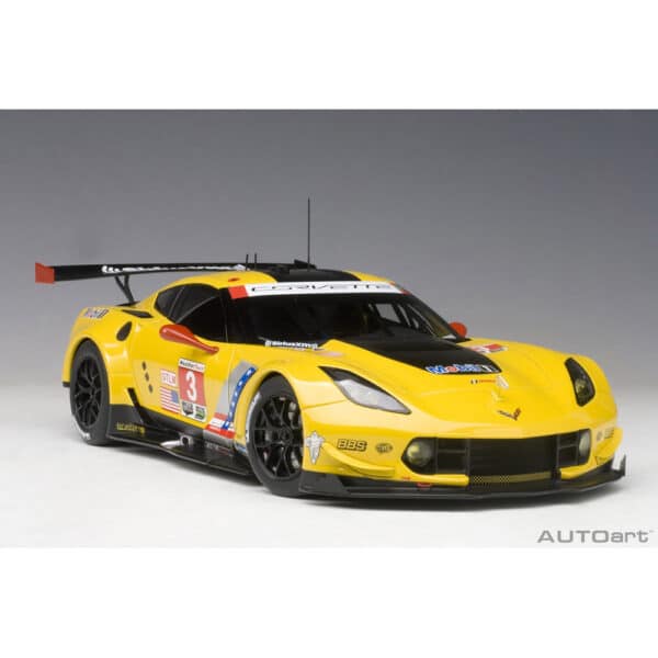 autoart - 1:18 chevrolet corvette c7.r lime rock 2016 #3