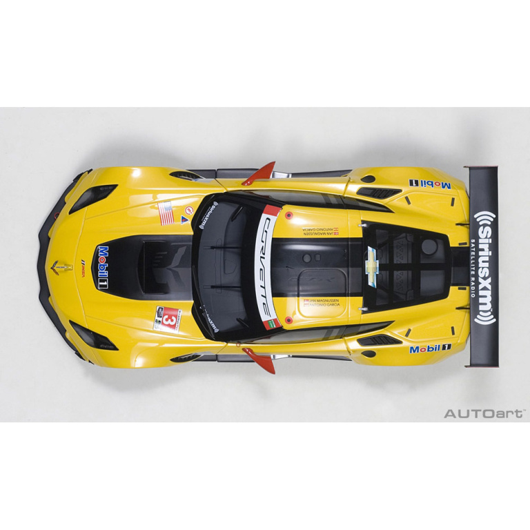 autoart - 1:18 chevrolet corvette c7.r lime rock 2016 #3