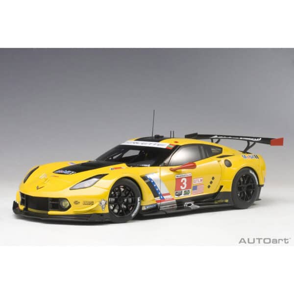 autoart - 1:18 chevrolet corvette c7.r lime rock 2016 #3