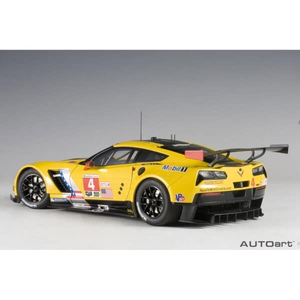 autoart - 1:18 chevrolet corvette c7.r lime rock 2016 #4