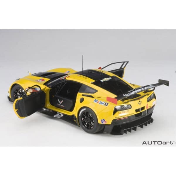 autoart - 1:18 chevrolet corvette c7.r lime rock 2016 #4