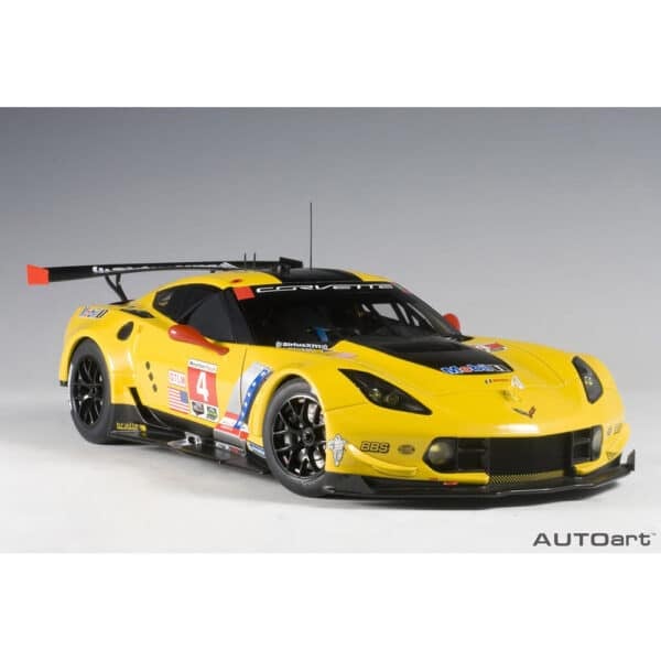 autoart - 1:18 chevrolet corvette c7.r lime rock 2016 #4
