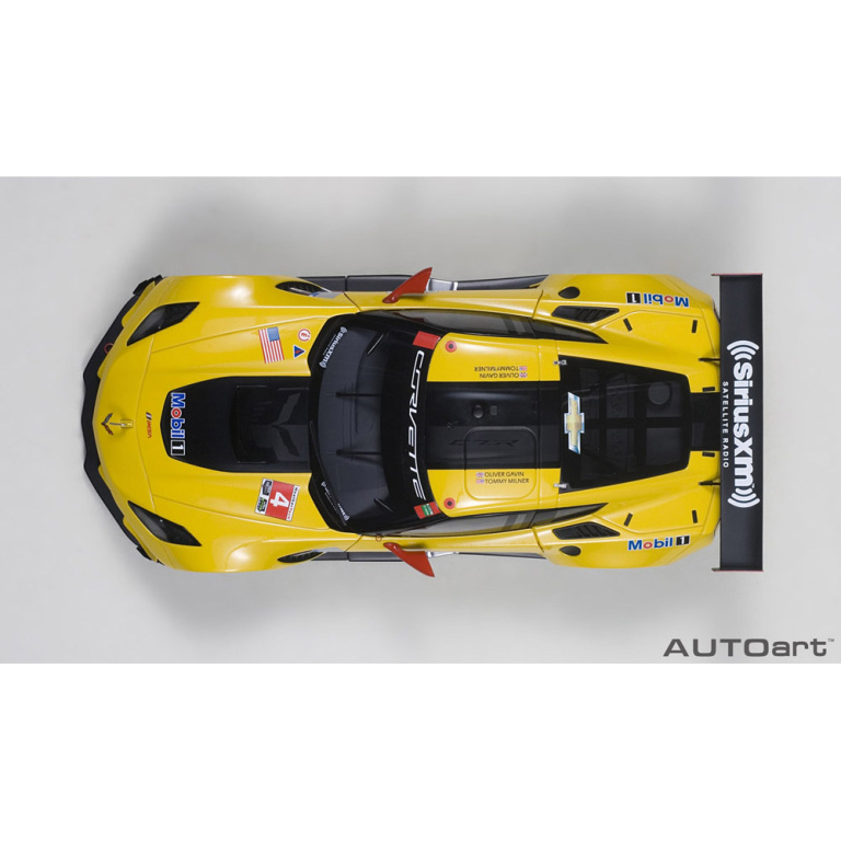 autoart - 1:18 chevrolet corvette c7.r lime rock 2016 #4
