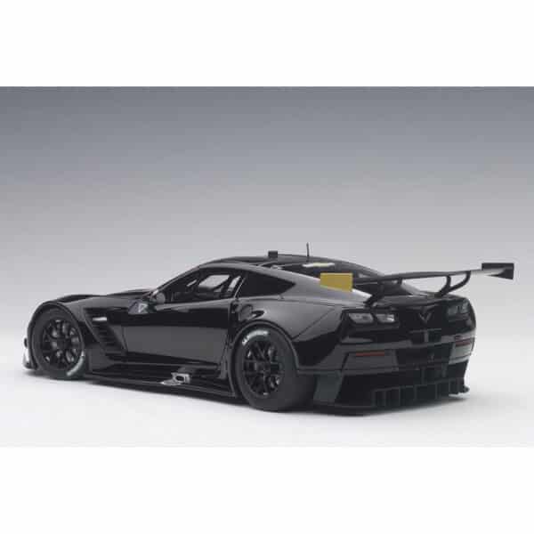 autoart - 1:18 chevrolet corvette c7.r plain body version (black)