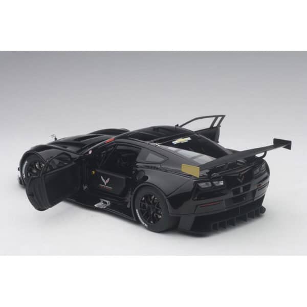 autoart - 1:18 chevrolet corvette c7.r plain body version (black)