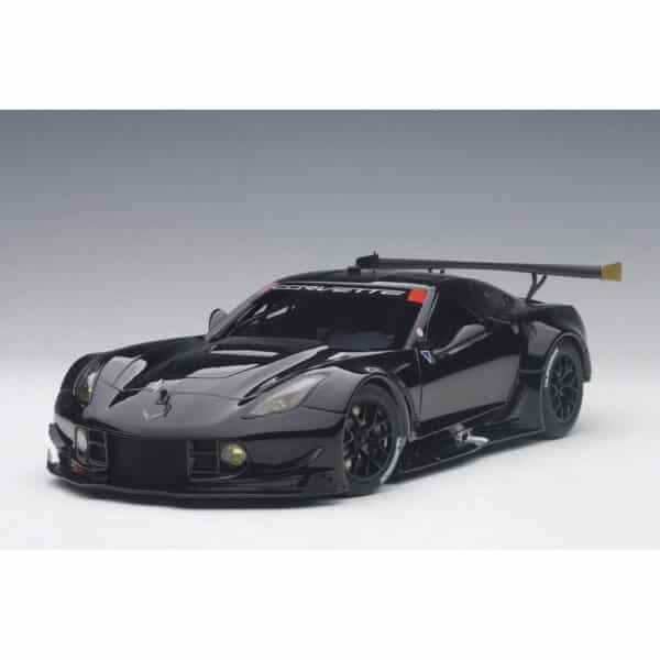 autoart - 1:18 chevrolet corvette c7.r plain body version (black)