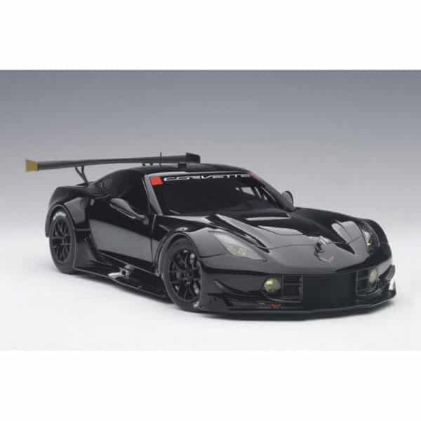autoart - 1:18 chevrolet corvette c7.r plain body version (black)