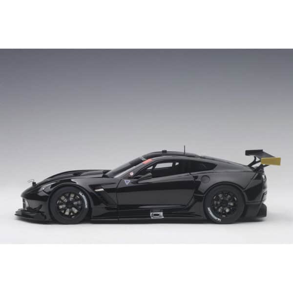 autoart - 1:18 chevrolet corvette c7.r plain body version (black)