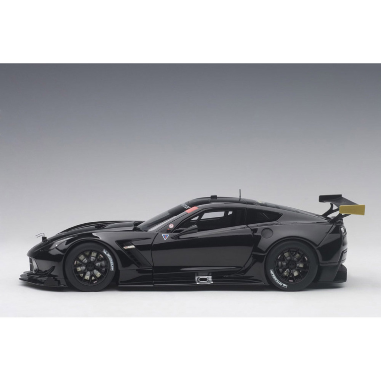 autoart - 1:18 chevrolet corvette c7.r plain body version (black)