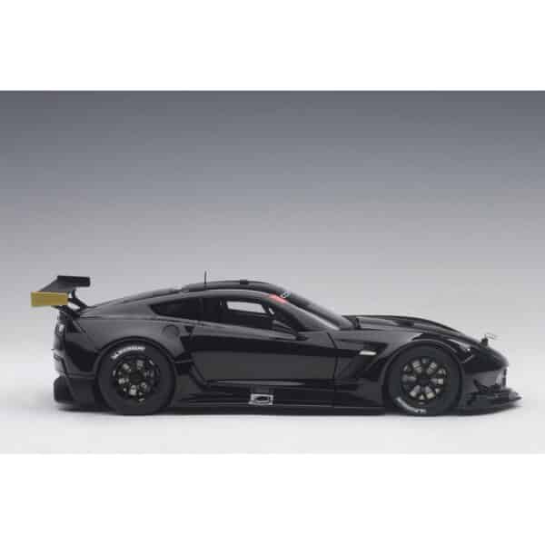 autoart - 1:18 chevrolet corvette c7.r plain body version (black)