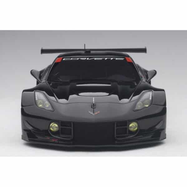 autoart - 1:18 chevrolet corvette c7.r plain body version (black)
