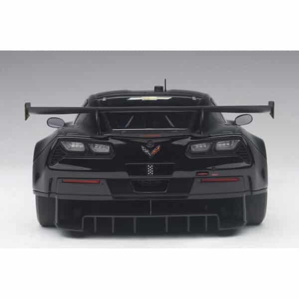 autoart - 1:18 chevrolet corvette c7.r plain body version (black)