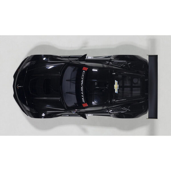 autoart - 1:18 chevrolet corvette c7.r plain body version (black)