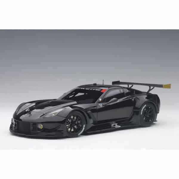 autoart - 1:18 chevrolet corvette c7.r plain body version (black)