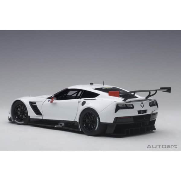 autoart - 1:18 chevrolet corvette c7.r plain body version (white)
